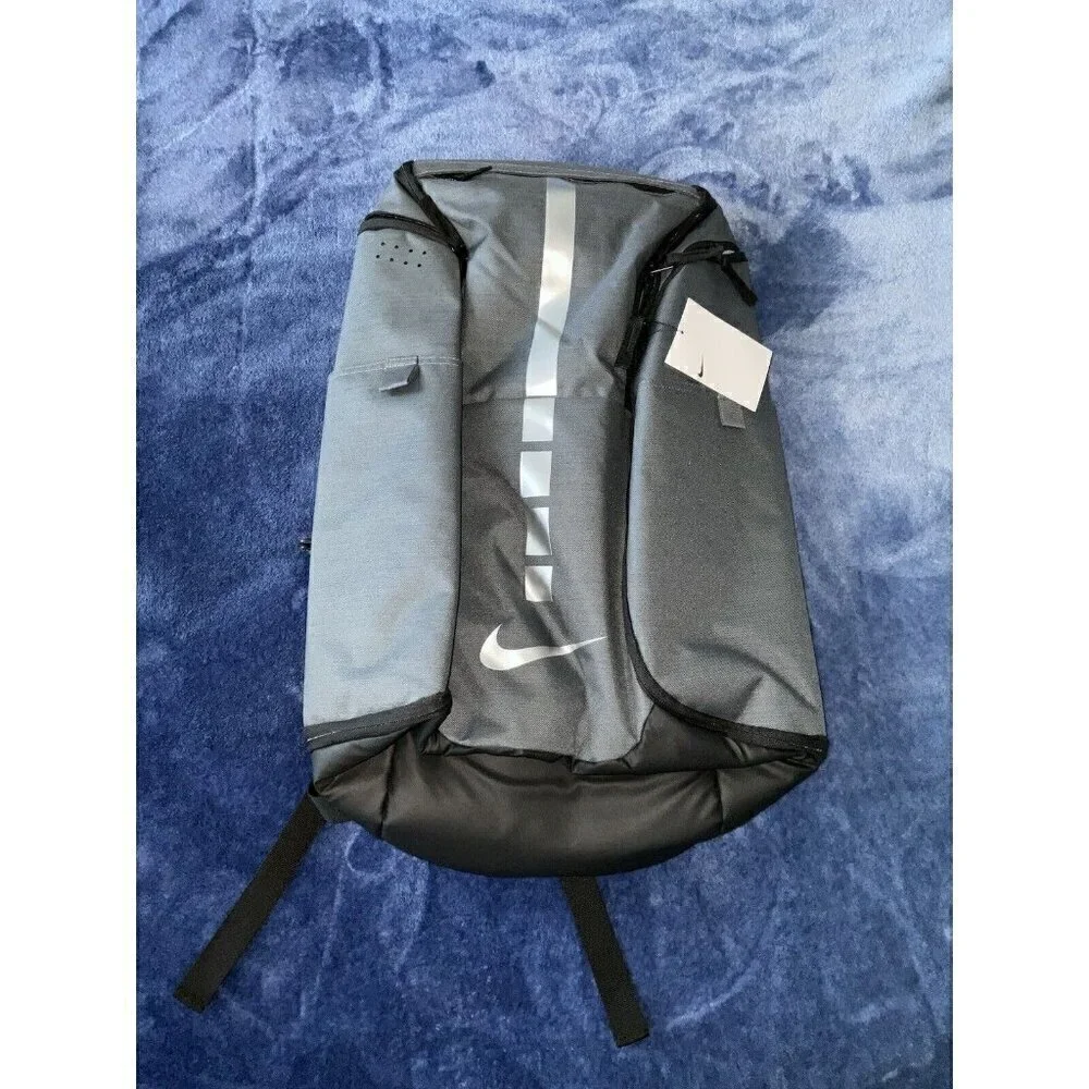 Nike Hoops Elite Pro Grey/Silver Basketball Backpack BA5554-022 NWT